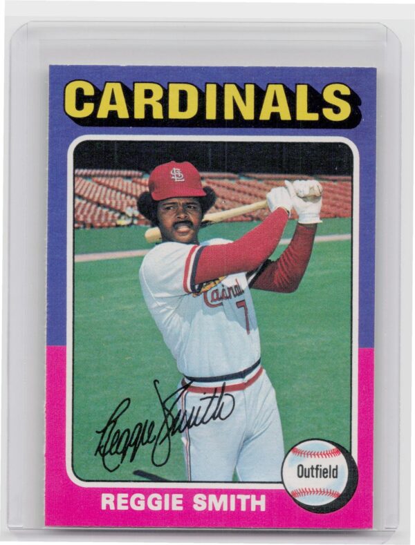 1975 Topps Reggie Smith #490 Cardinals