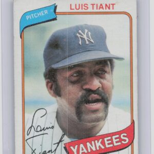 1980 Topps Luis Tiant #35 Yankees