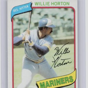 1980 Topps Willie Horton #532 Mariners