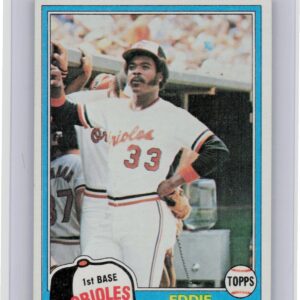 1981 Topps Eddie Murray #490 Orioles