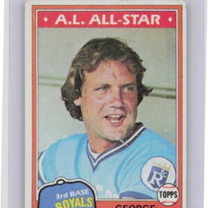 1981 Topps George Brett #700 Royals