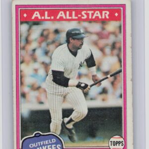 1981 Topps Reggie Jackson #400 Yankees