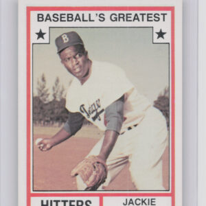 1982 TCMA Baseball's Greatest Hitters (White Back) Jackie Robinson #5 Dodgers