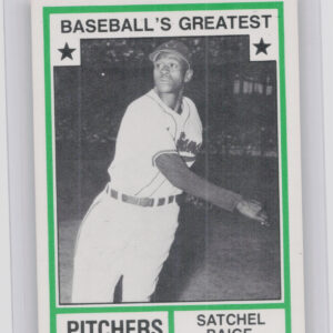 1982 TCMA Baseball's Greatest Pitchers (White Back) Satchel Paige #31 Indians