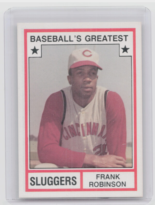 1982 TCMA Baseball's Greatest Sluggers (White Back) Frank Robinson #12 Reds