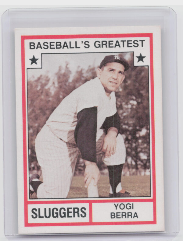 1982 TCMA Baseball's Greatest Sluggers (White Back) Yogi Berra #15 Yankees