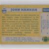 1982 Topps John Hannah #150 Patriots - Image 3