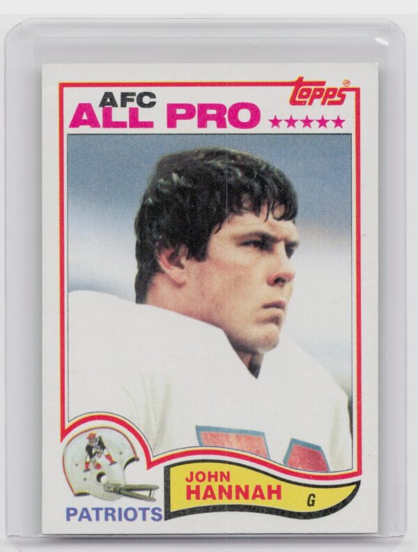 1982 Topps John Hannah #150 Patriots