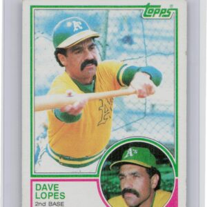1983 Topps Dave Lopes #365 Athletics