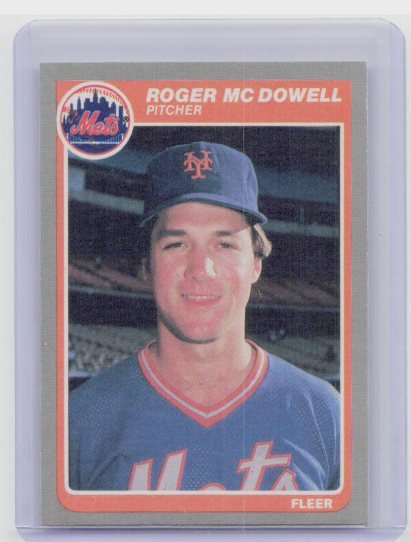 1985 Fleer Update Roger McDowell #U-81 Mets
