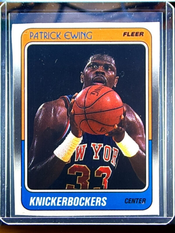 1988-89 Fleer Patrick Ewing #80 Knicks