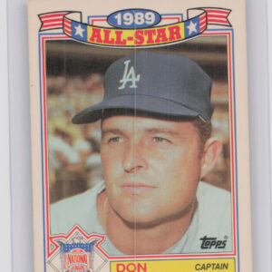 1990 Topps Don Drysdale #11 Dodgers Glossy All Stars