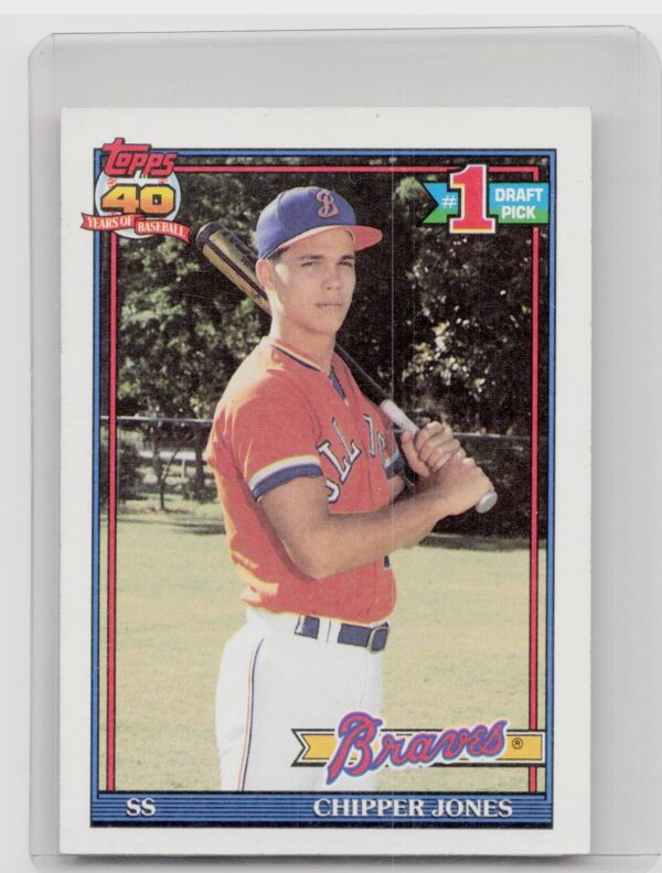 1991 Topps Chipper Jones RC #333 Braves