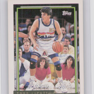 1992-93 Topps Todd Lichti Gold #182 Nuggets
