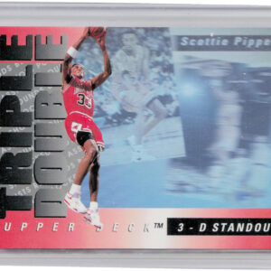 1993-94 Upper Deck Scottie Pippen #TD3 Bulls Triple Double 3 D Standouts
