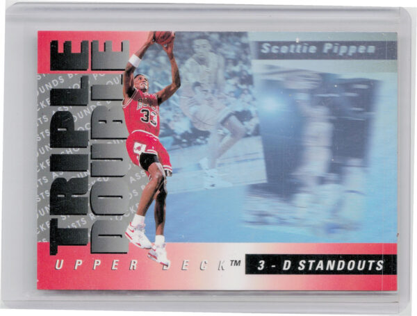 1993-94 Upper Deck Scottie Pippen #TD3 Bulls Triple Double 3 D Standouts