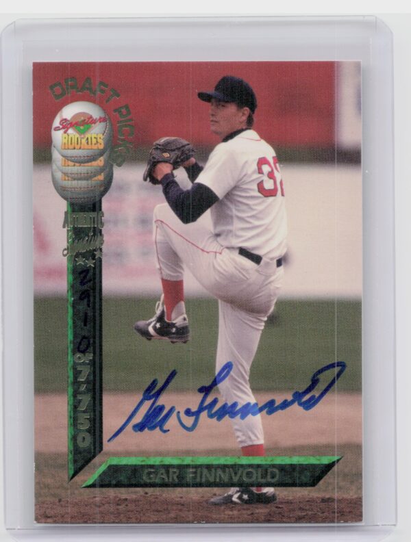 1994 Signature Rookies Draft Picks Gar Finnvold AU SN7750 #92 Sox Signatures