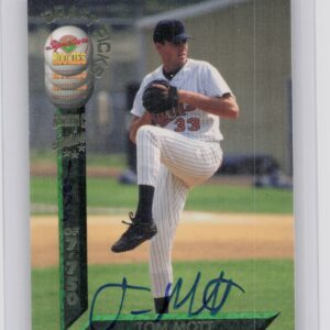 1994 Signature Rookies Draft Picks Tom Mott Auto /7750 #74 Twins Signatures
