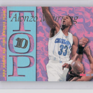 1995-96 Hoops Alonzo Mourning #AR6 Hornets Top Ten