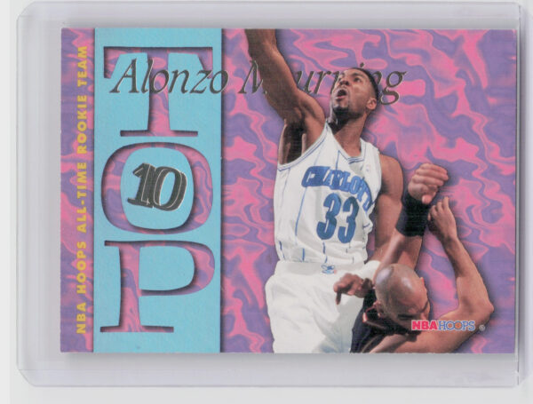1995-96 Hoops Alonzo Mourning #AR6 Hornets Top Ten