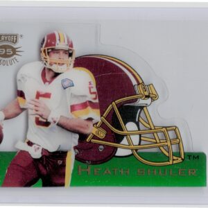 1995 Playoff Absolute Heath Shuler #HDC #19 Redskins Helmet Die Cuts Redskins