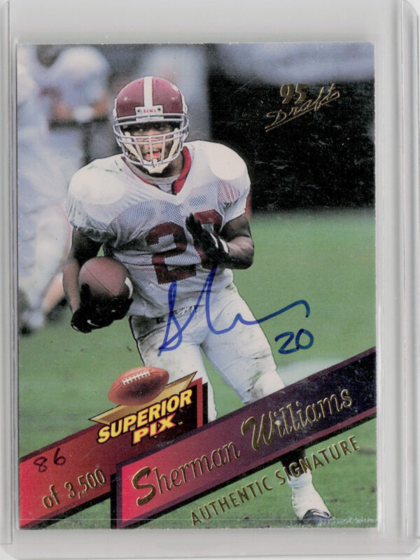 1995 Superior Pix Sherman Williams AU SN3500 #59 Cowboys Autographs