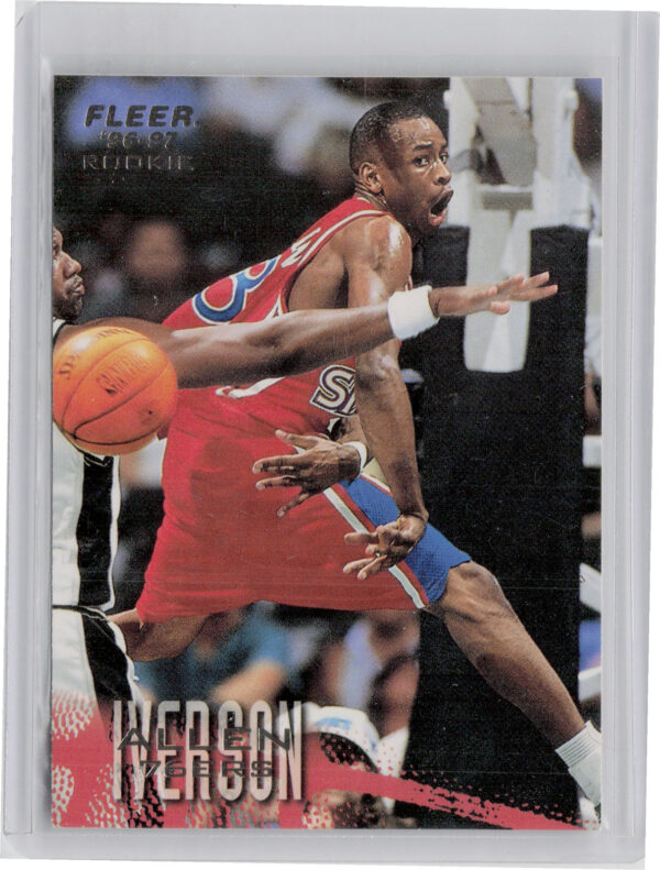 1996-97 Fleer Allen Iverson RC #235 76ers