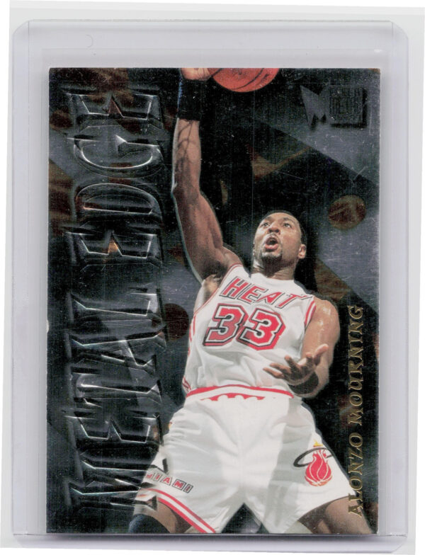 1996-97 Metal Alonzo Mourning #3 Heat Metal Edge