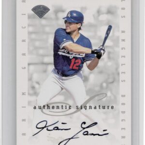 1996 Leaf Signature Series Karim Garcia Auto #NNO Dodgers Extended Series Autogr