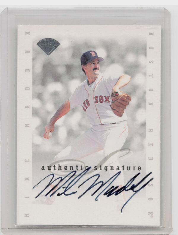 1996 Leaf Signature Series Mike Maddux AU #NNO Sox Extended Series Autographs