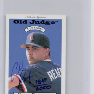 1996 Signature Rookies Old Judge Chad Renfroe AU SN6000 #28 Sox Signatures