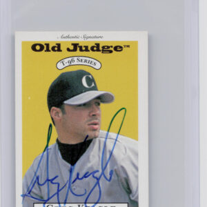 1996 Signature Rookies Old Judge Greg Keagle AU SN6000 #14 Quakes Signatures
