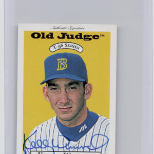 1996 Signature Rookies Old Judge Kelly Wunsch AU SN6000 #37 Brewers Signatures