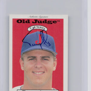 1996 Signature Rookies Old Judge Tommy Adams AU SN6000 #1 Suns Signatures