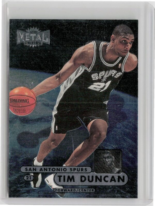 1997-98 Metal Universe Championship Tim Duncan RC #72 Spurs