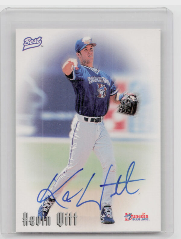 1997 Best Kevin Witt AU #NNO Jays Autographs Autograph Series