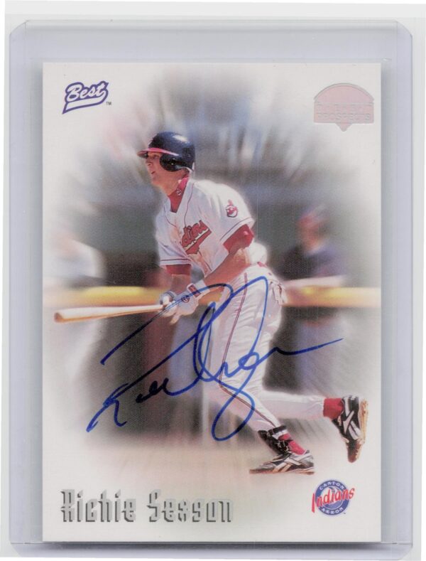 1997 Best Richie Sexson Auto #NNO Indians Autographs Autograph Series