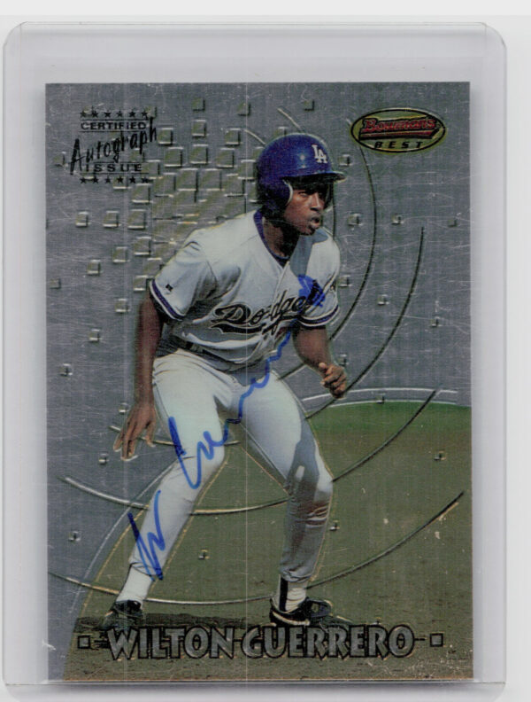 1997 Bowman's Best Wilton Guerrero AU #183 Dodgers Certified Autographs