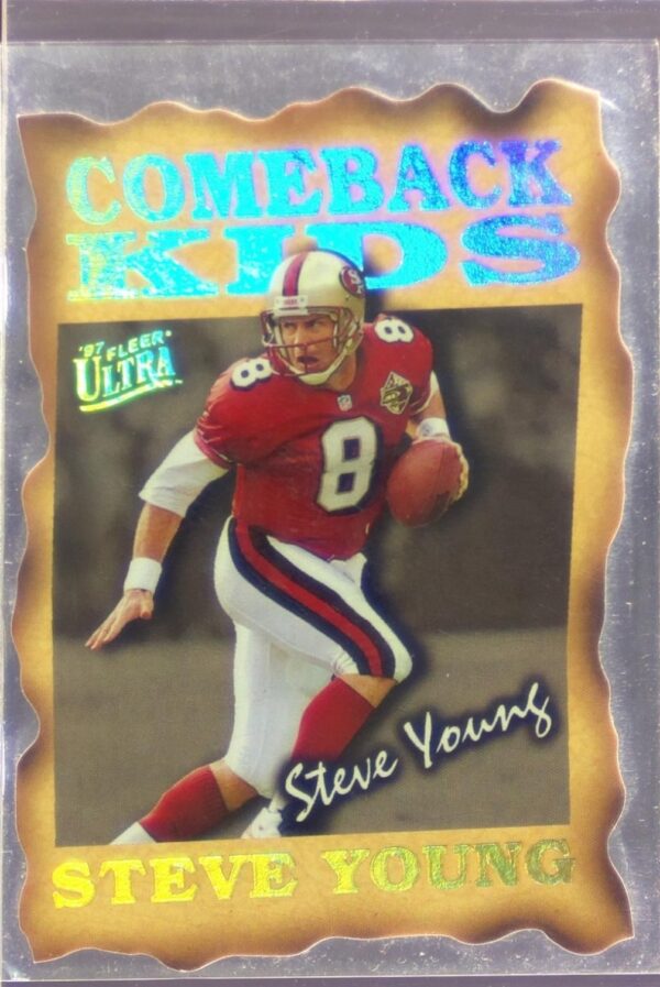 1997 Fleer Ultra Steve Young #5 CK 49ers Comeback Kids
