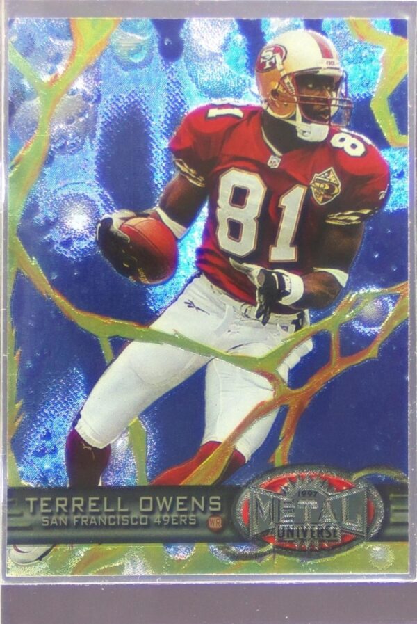 1997 Metal Universe Terrell Owens #22 49ers