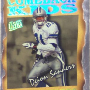 1997 Ultra Deion Sanders #6 CK Cowboys Comeback Kids