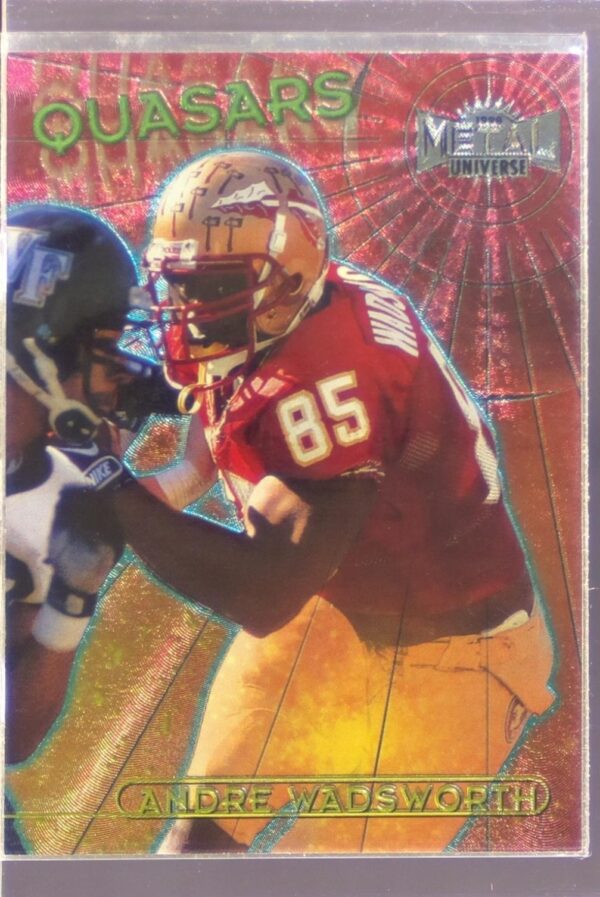 1998 Metal Universe Andre Wadsworth #14 Cardinals Quasars