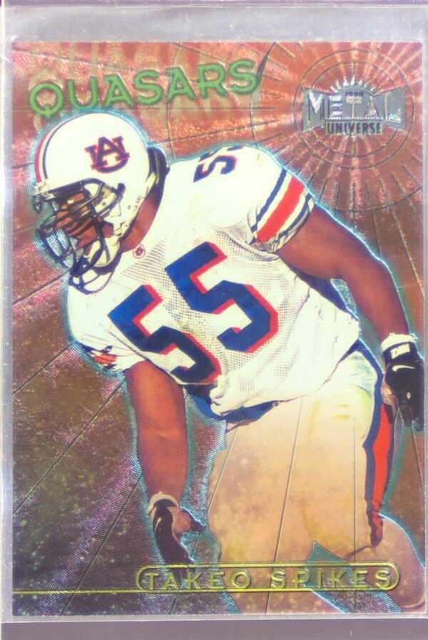 1998 Metal Universe Takeo Spikes #13 Bengals Quasars