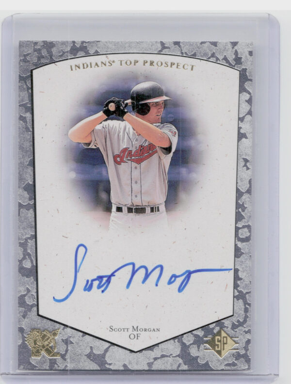 1998 SP Top Prospects Scott Morgan AU #SM Indians Autographs