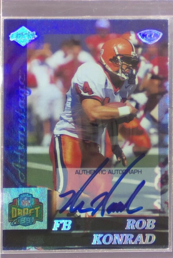 1999 Collector's Edge Advantage Rob Konrad Auto RC #176 Orangemen Rookie Auto