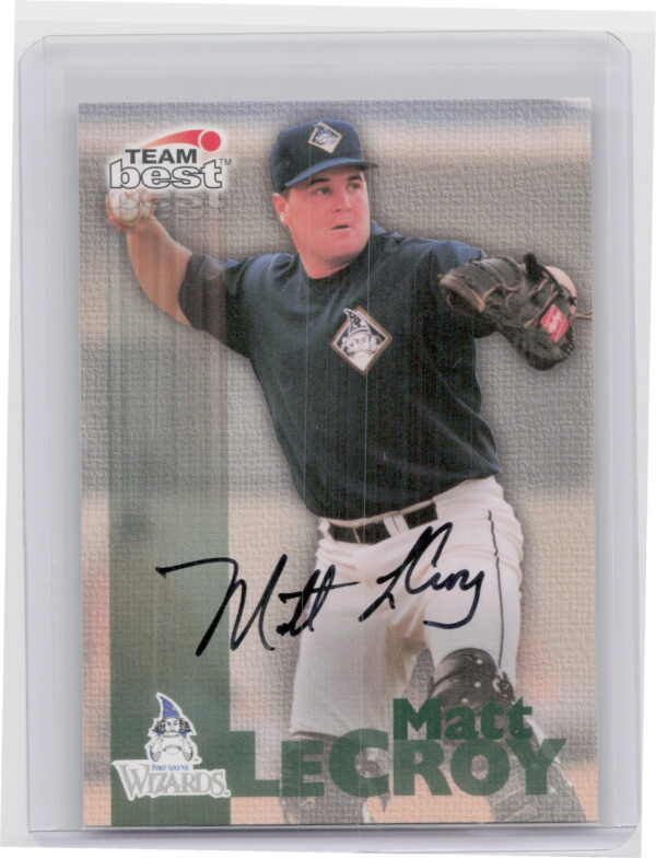 1999 Team Best Rookie Matt LeCroy AU #NNO Wizards Autographs