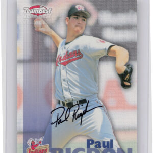 1999 Team Best Rookie Paul Rigdon AU #NNO Indians Autographs