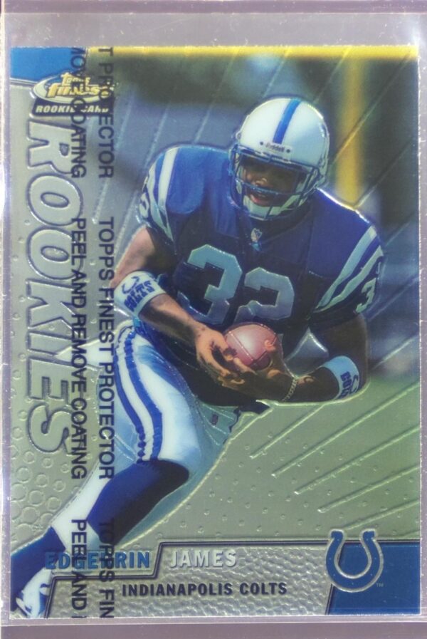 1999 Topps Finest Edgerrin James RC #152 Colts