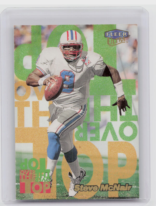 1999 Ultra Steve McNair #14 OT Titans Over the Top