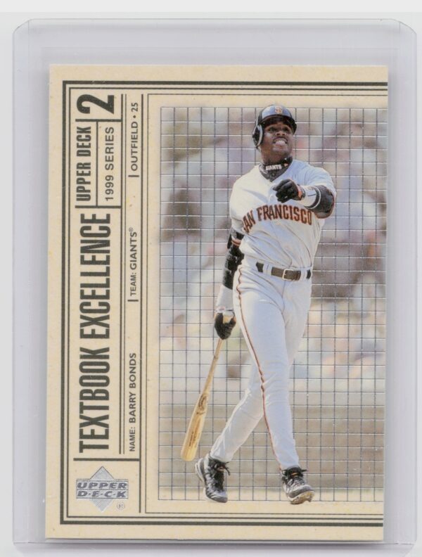 1999 Upper Deck Barry Bonds #T25 Giants Textbook Excellence